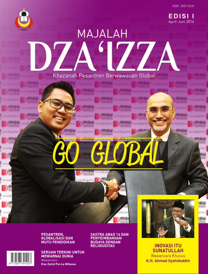 Cover Majalah Dza 'Izza Edisi 1