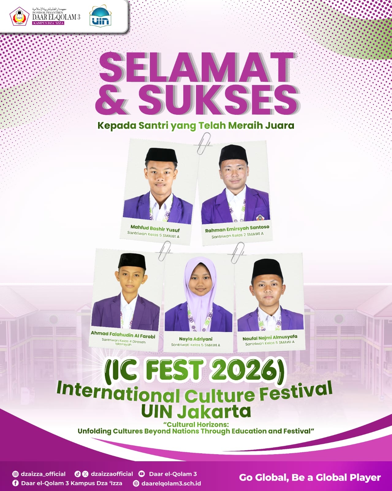 Santri Dza ‘Izza Tembus Final International Culture Fest 2026